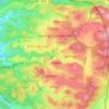 Modiin-Maccabim-Reut topographic map, elevation, terrain
