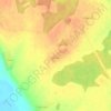 Шапкино topographic map, elevation, terrain