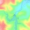 Ludeke Dam topographic map, elevation, terrain