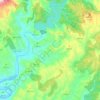 Tunel Odelouca - Funcho topographic map, elevation, terrain