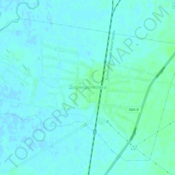 Dormidontovka topographic map, elevation, terrain