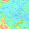 Zhangzhou topographic map, relief, elevation