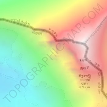 altitude map