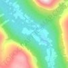 Jensvollen topographic map, elevation, relief