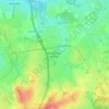 Wezembeek-Oppem topographic map, relief map, elevations map