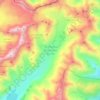 Te Hīwai / Murchison Glacier topographic map, elevation, relief