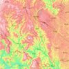 Napo County topographic map, relief, elevation