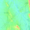 Swartland Ward 3 topographic map, elevation, relief