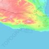 Nelson Mandela Bay Ward 1 topographic map, elevation, relief