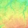 Peer topographic map, relief map, elevations map