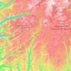 Sirdal topographic map, elevation, relief
