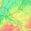 Machelen topographic map, relief map, elevations map