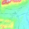 Woodstock topographic map, elevation, relief