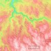 Midtre Gauldal topographic map, elevation, relief