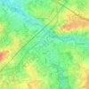Alken topographic map, relief map, elevations map